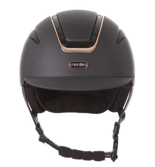 Evoke Callisto Classic Peak Black Rose Gold