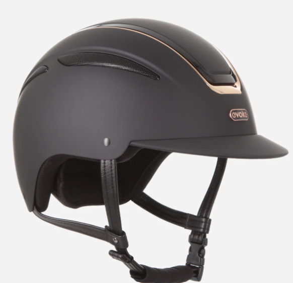 Evoke Callisto Classic Peak Black Rose Gold