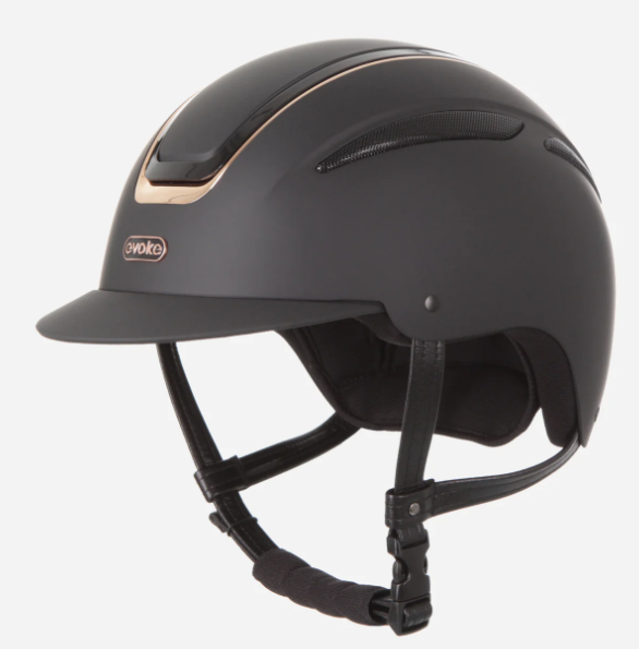 Evoke Callisto Classic Peak Black Rose Gold