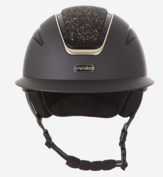 Evoke Callisto Wide Peak Black Gold Crystal