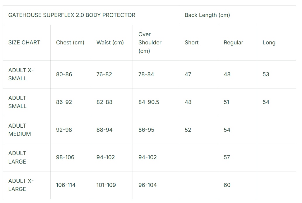 Gatehouse Superflex 2.0 Body Protector