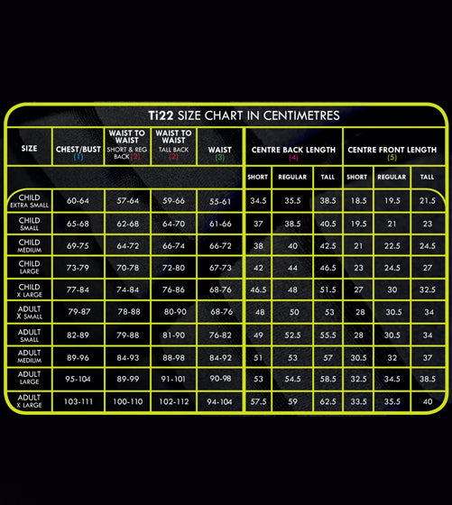 Child Champion Titanium Body Protector TI22