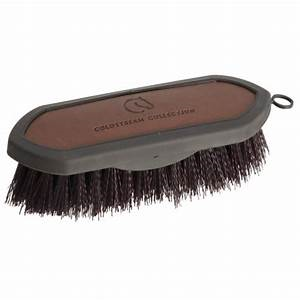 Coldstream Faux Leather Dandy Brush - Brown/Black