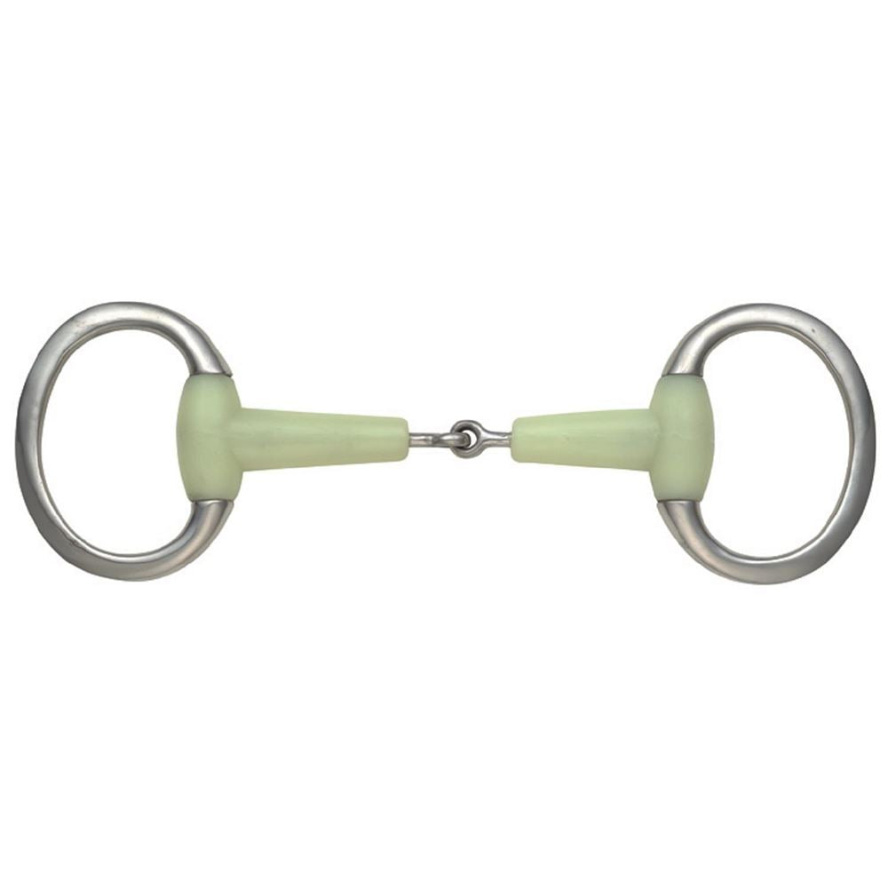 Equikind Jointed Eggbutt Flat Ring Bit