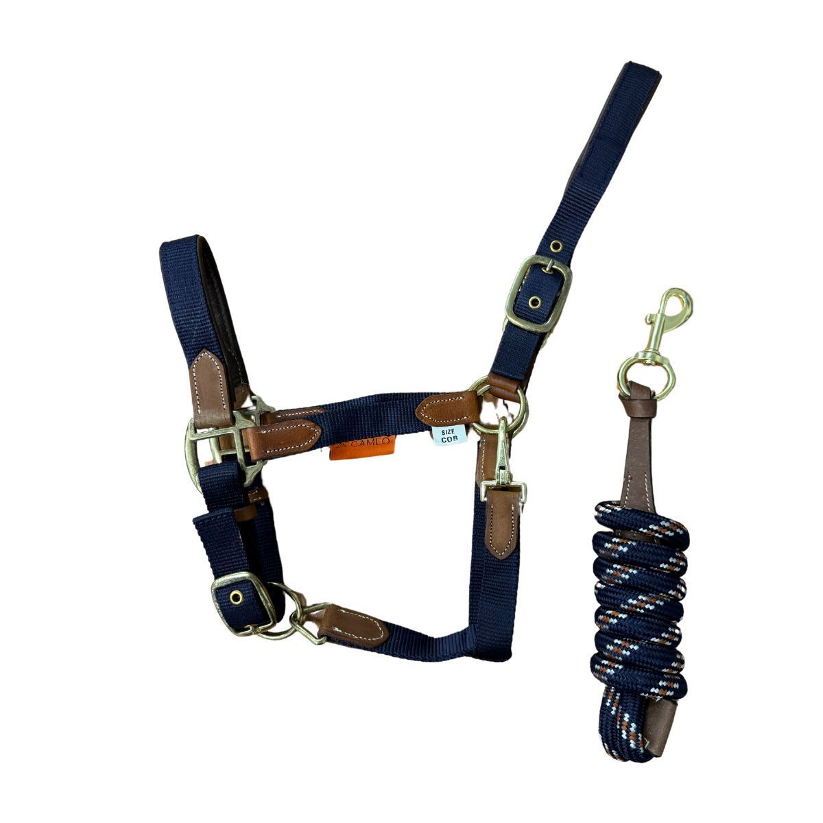 Cameo Performance Leather Headcollar And Lead Rope