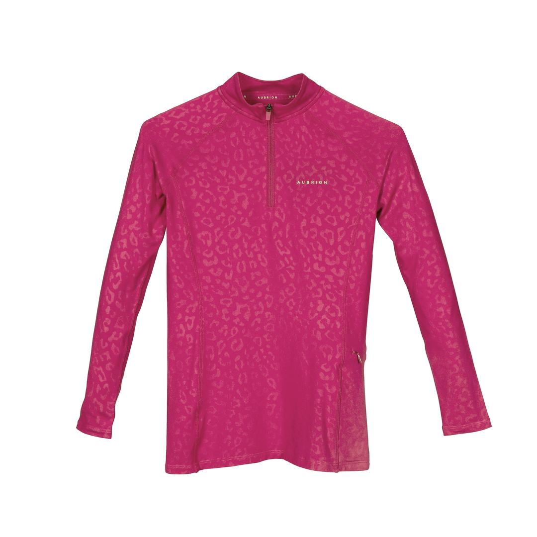 Aubrion Revive Junior Winter Base Layer Cerise