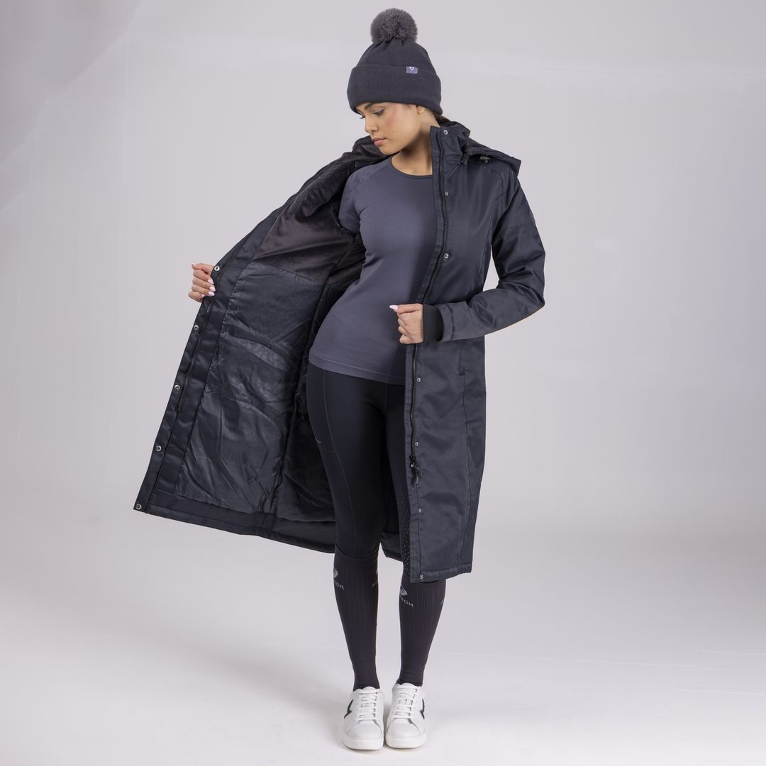 Aubrion Halcyon Waterproof Coat Charcoal